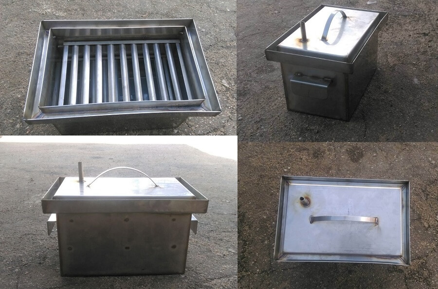 Коптильня из нержавеющей стали