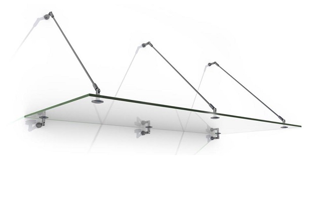 Козырьки и навесы из нерж стали