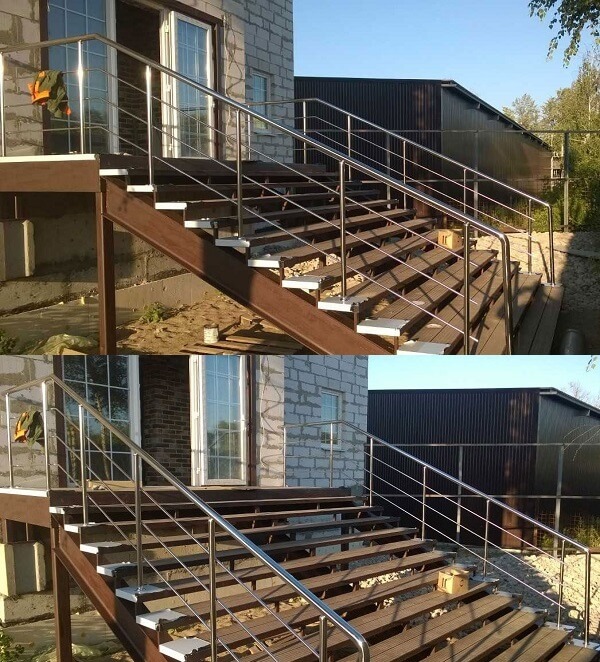 Перила для дачи и коттеджа