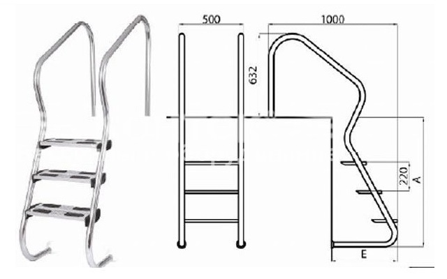 Лестница для бассейна