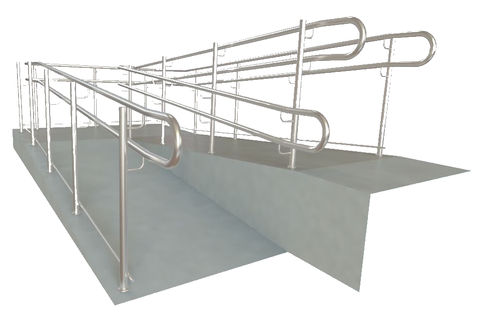 Ограждения поручни из нержавеющей стали